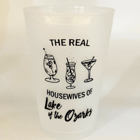 20 oz Frosted Stadium Cup Real Housewives of Lake of the Ozarks