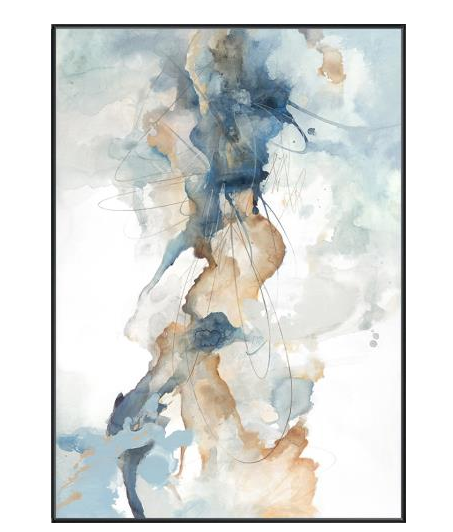 Serene Oddity Framed Canvas