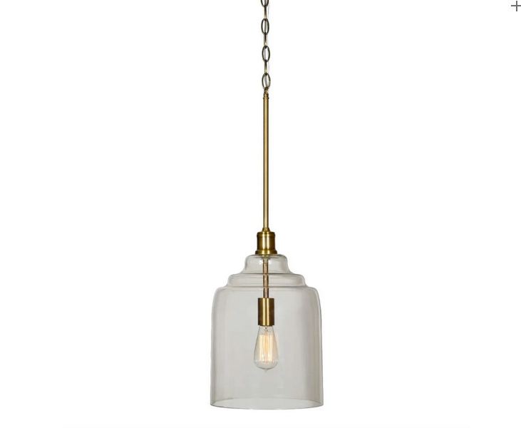 Glass Gold Pendant