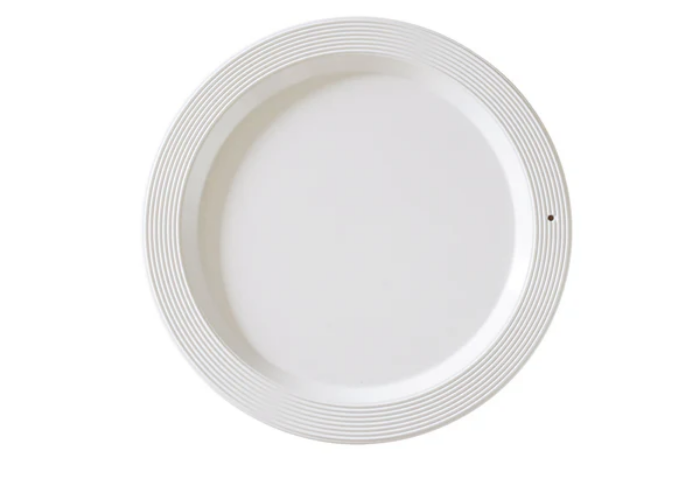 Nora Fleming Melamine Round Platter Pinstripes