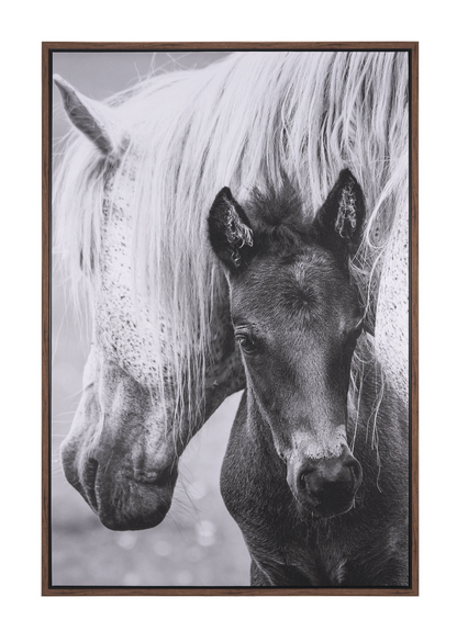 The Foal Framed Canvas 46.9L x 1.6W x 68.9H