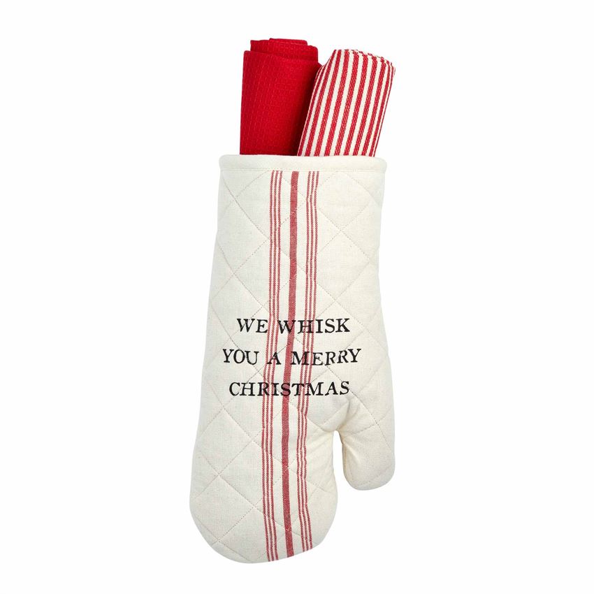 Whisk Oven Mitt & Towel Set