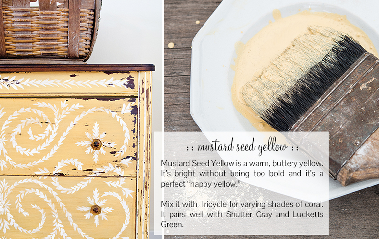 Mustard Seed Yellow Milk Paint