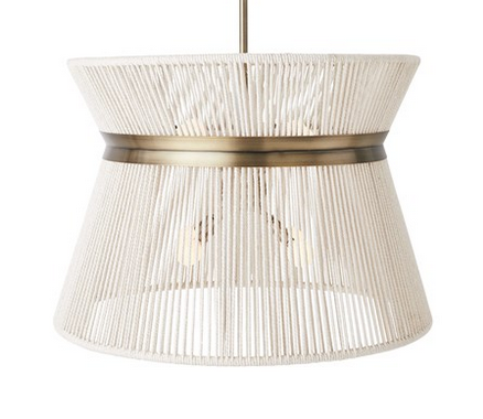 High Strung White Pendant