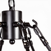 Black Metal Chassis Chandelier