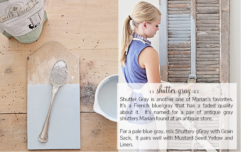 Shutter Gray Milk Paint