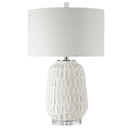 Textured Grid Table Lamp