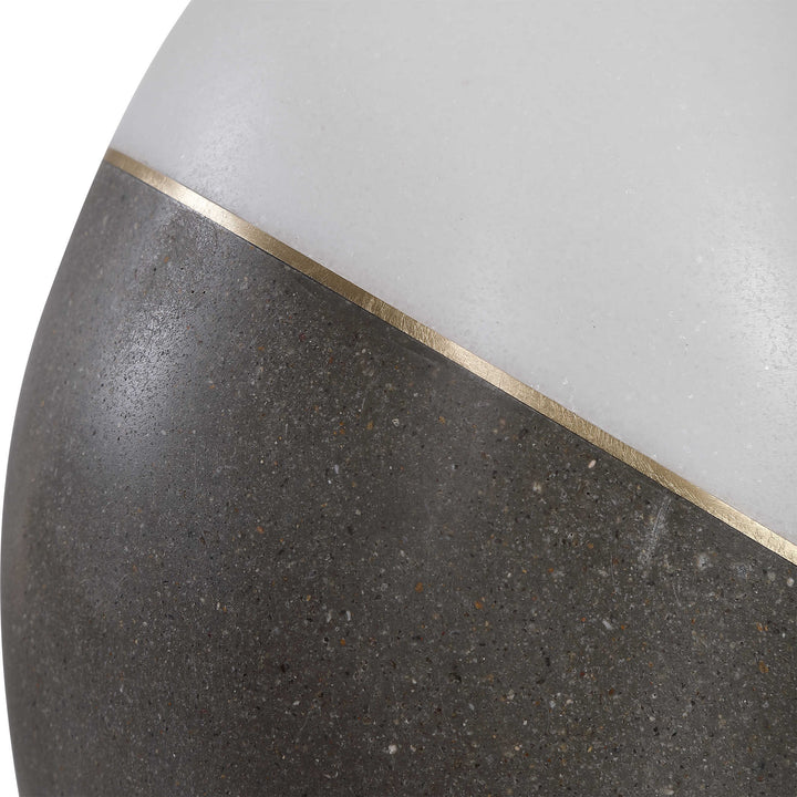 Marble Charcoal Table Lamp
