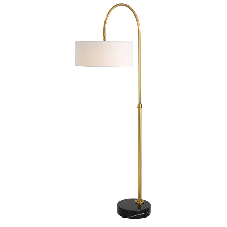 Brass Arch Marble Floor Lamp