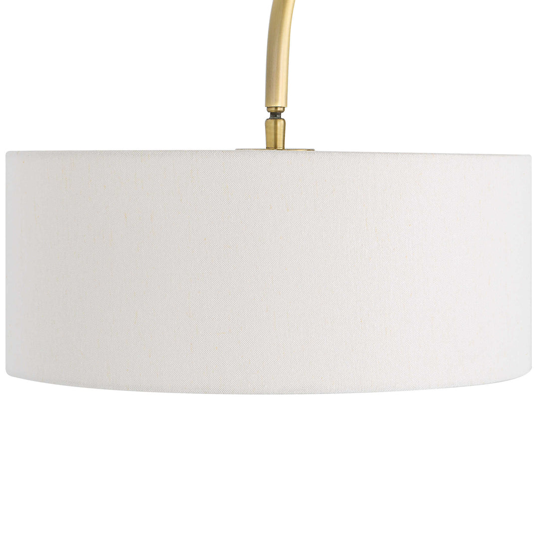 Brass Arch Marble Floor Lamp