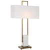 Brass Marble Table Lamp