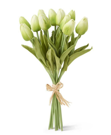 Green Real Touch Tulip Bundle