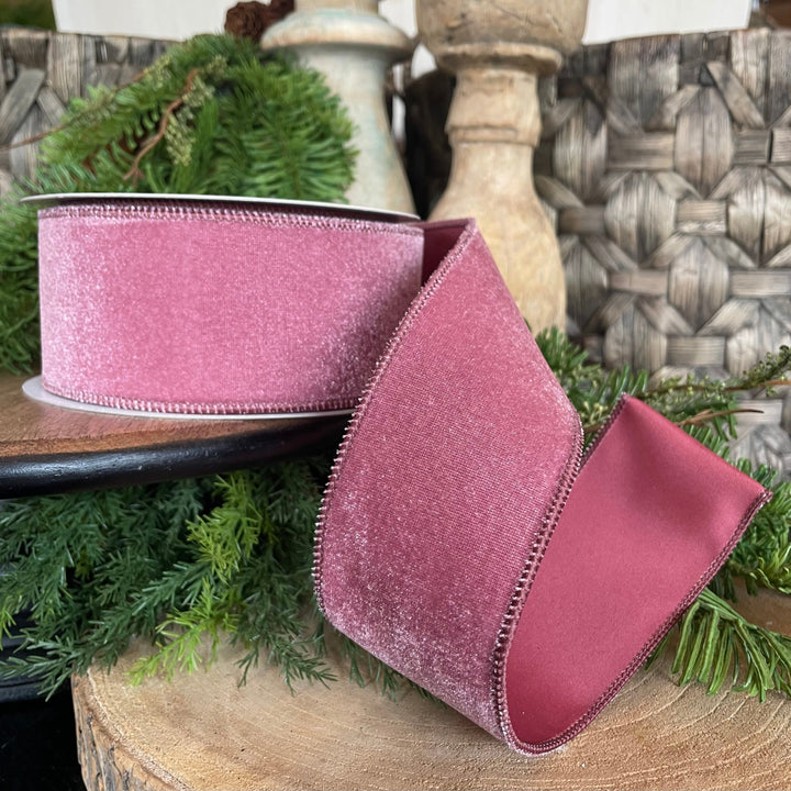 2.5” x 10 YDS Wired Rose Ribbon