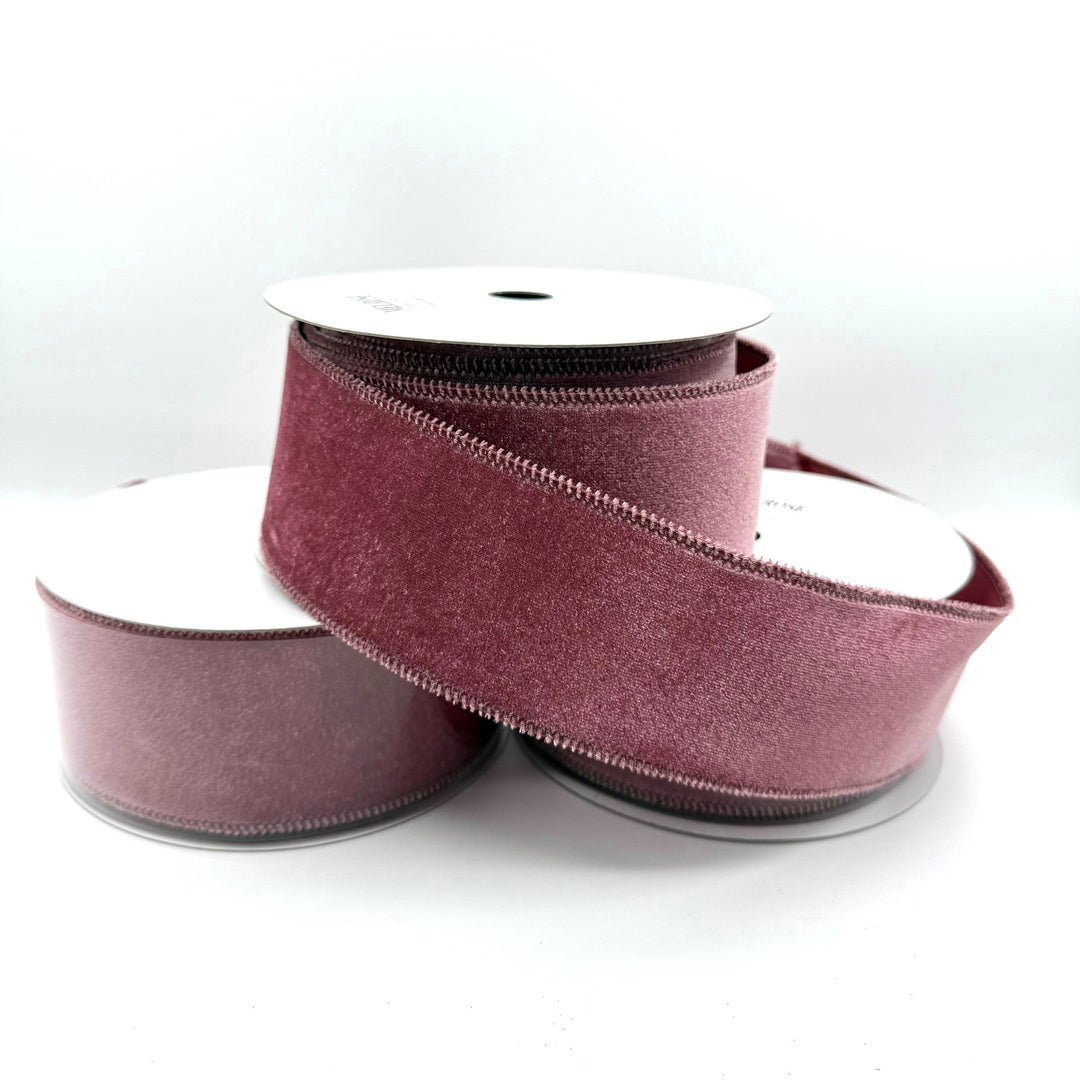 2.5” x 10 YDS Wired Rose Ribbon