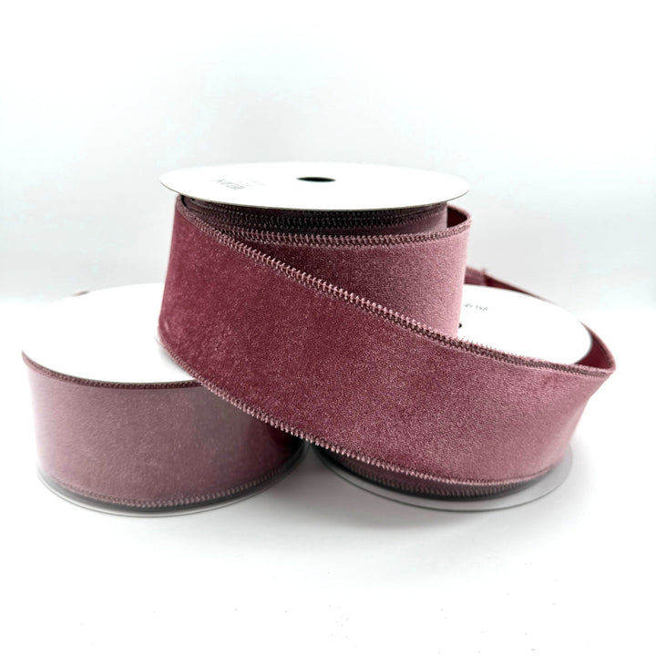 2.5” x 10 YDS Wired Rose Ribbon