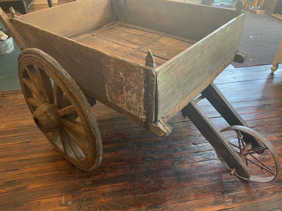 Wood Antique Cart