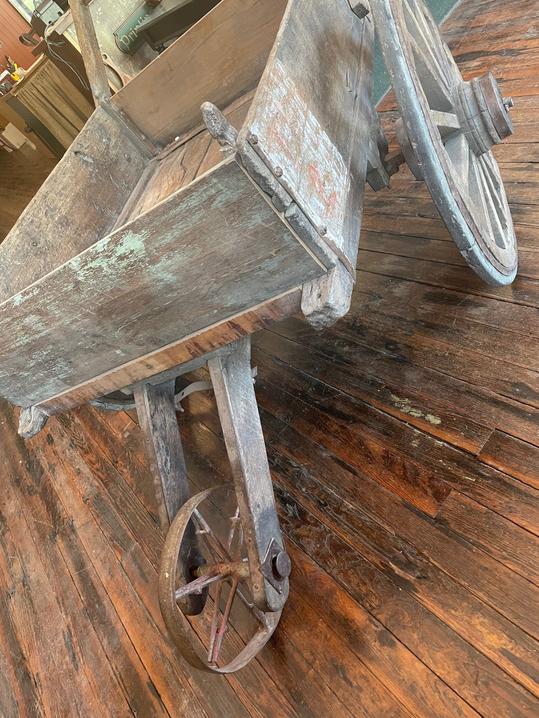 Wood Antique Cart