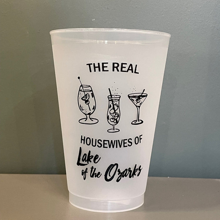 20 oz Frosted Stadium Cup Real Housewives of Lake of the Ozarks