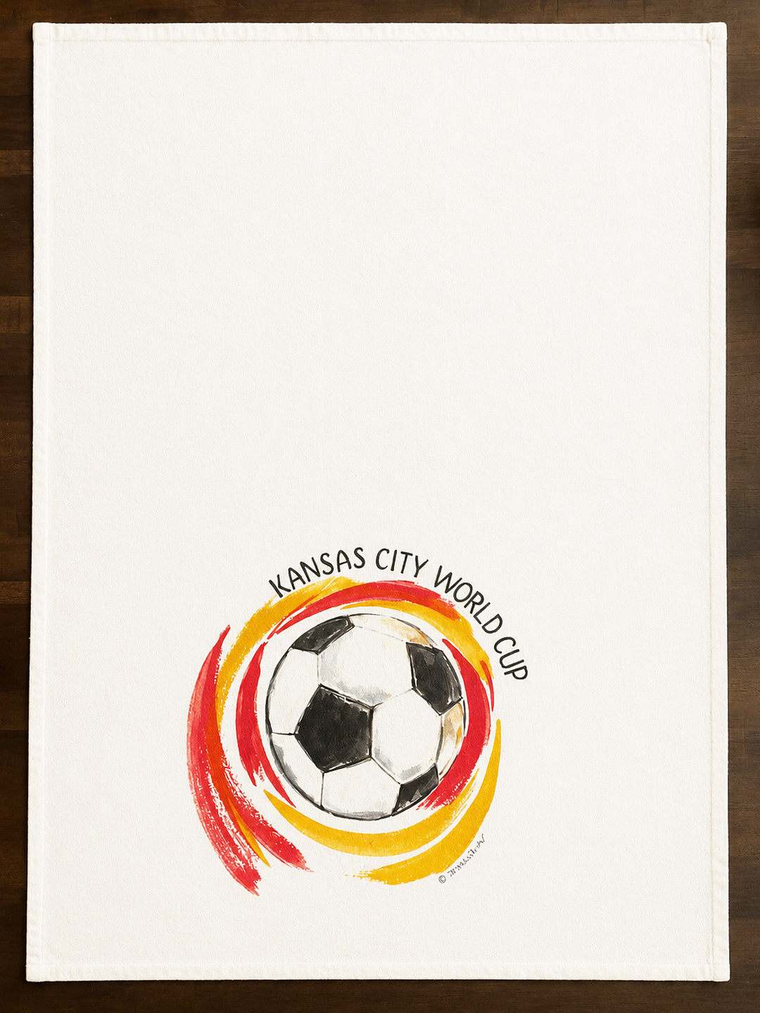 20 x 24 Tea Towel KC World Cup