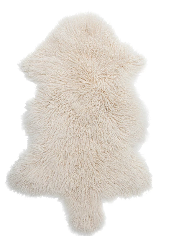 Mongolian Lamb Fur Rug