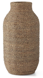 Large Woven Grass Vase