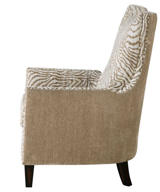 Animal Print Club Chair