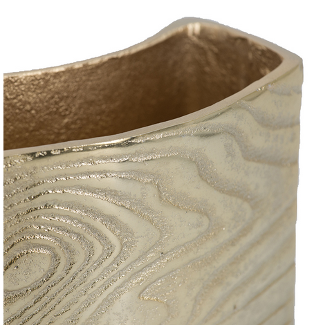 Gold Wavy Vase