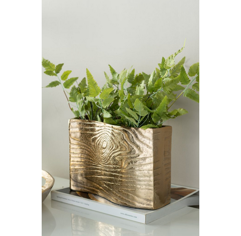 Gold Wavy Vase