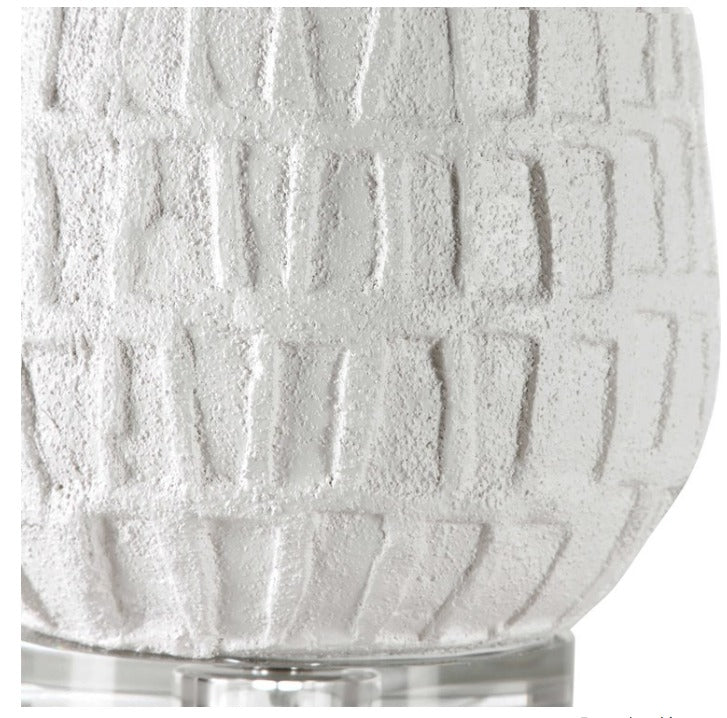 Textured Grid Table Lamp