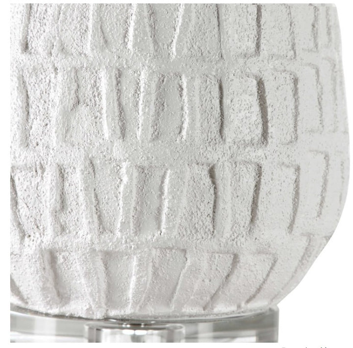Textured Grid Table Lamp