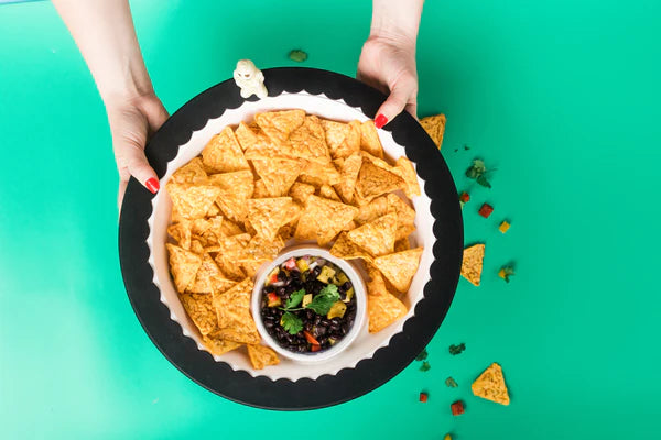 Nora Fleming Band Together - Melamine Chip & Dip Bowl Band