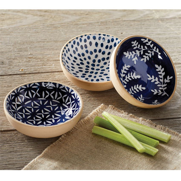 Indigo Dipping Dish Set/3