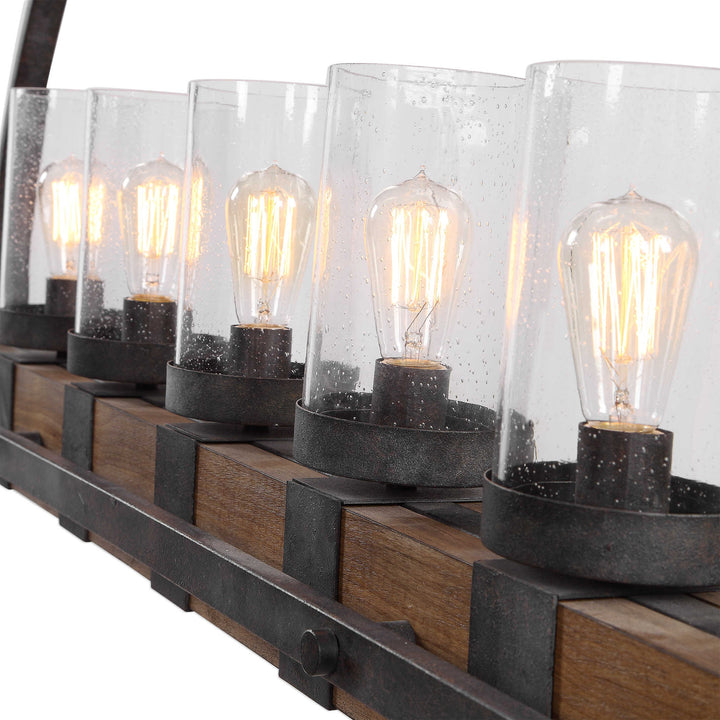 Atwood 5 Lt Island Chandelier  31" H X 51" W X 8" D