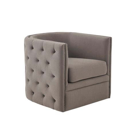 Tufted Back Swivel Chair