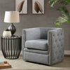 Tufted Back Swivel Chair