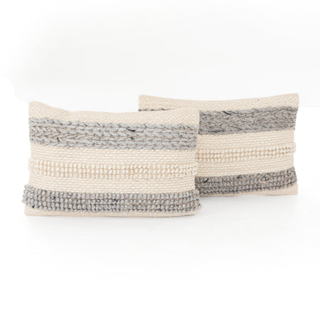 Textured Stripe Pillows Set of 2