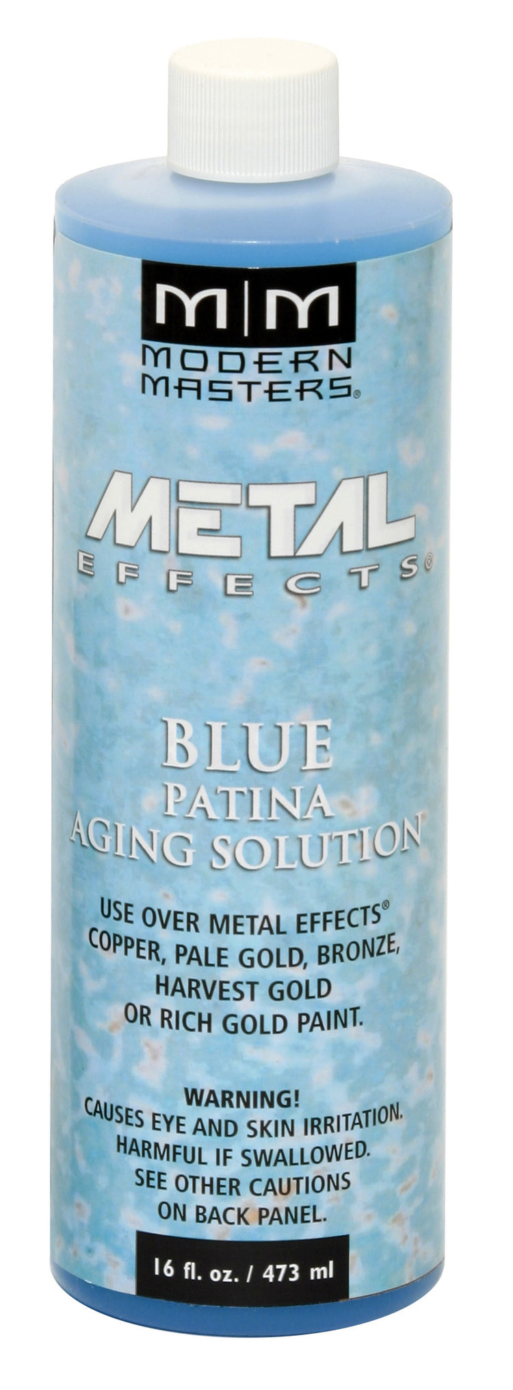 Metal Effects Blue Patina Solution - 16 ounce