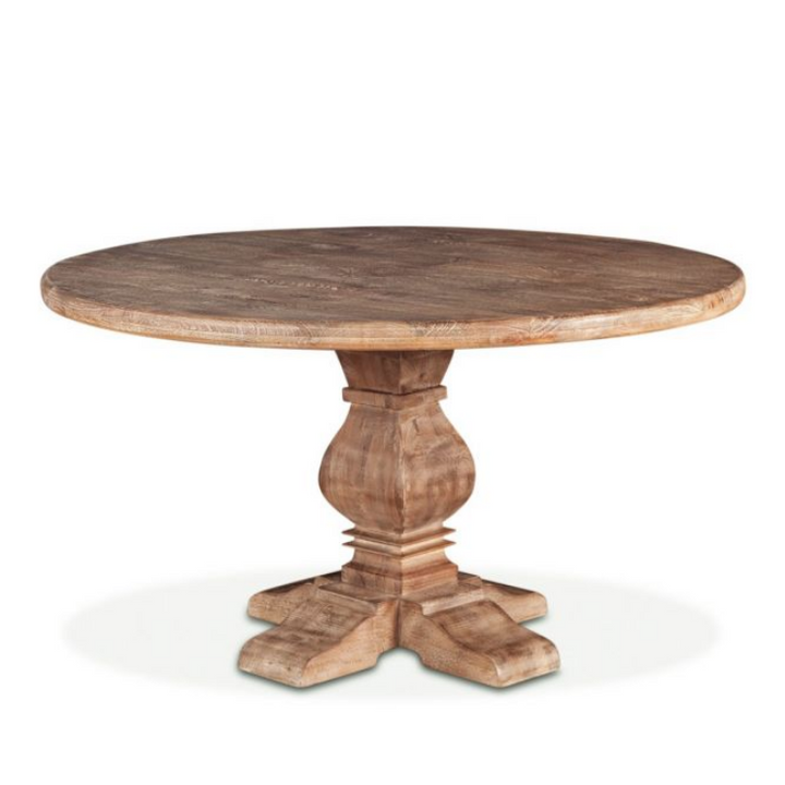 48" Antique Oak Dining Table