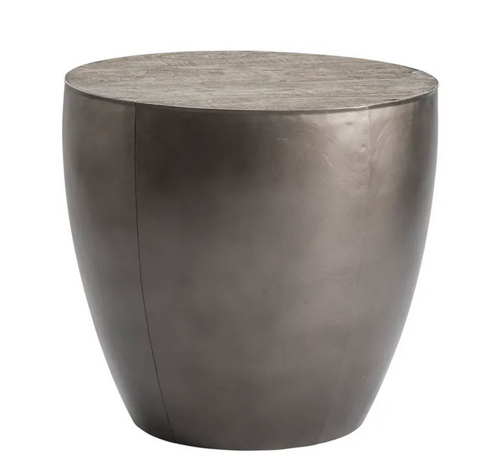 Drum Base End Table