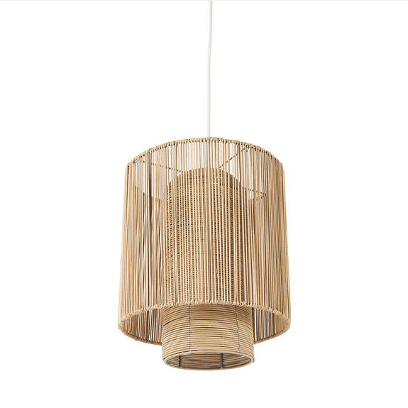 Natural Cane Pendant