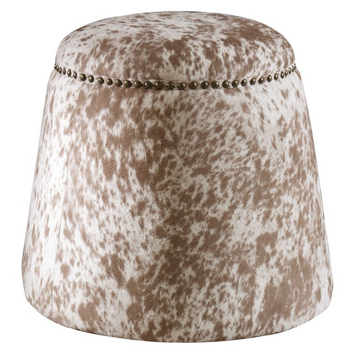 Gumdrop Cowhide Ottoman