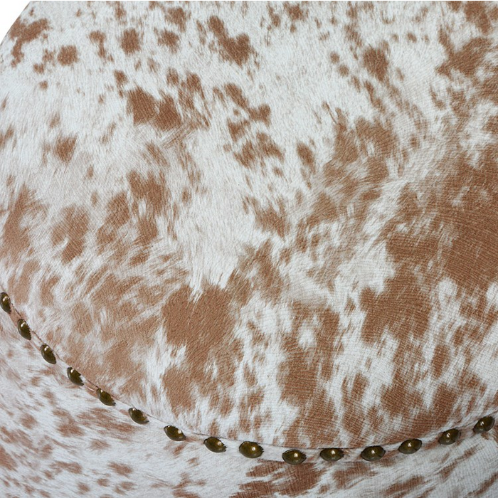 Gumdrop Cowhide Ottoman