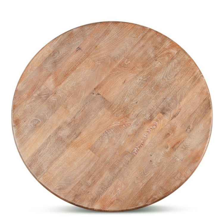 Antique Oak Round Dining Table