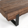 Reclaimed Wood Iron Coffee Table