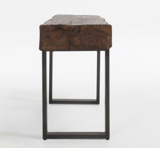 Reclaimed Wood Iron Console