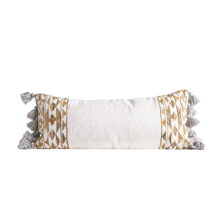 Wool Kilim Pillow w/ Tassels